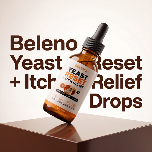 Beleno Itch Relief Drops bottle