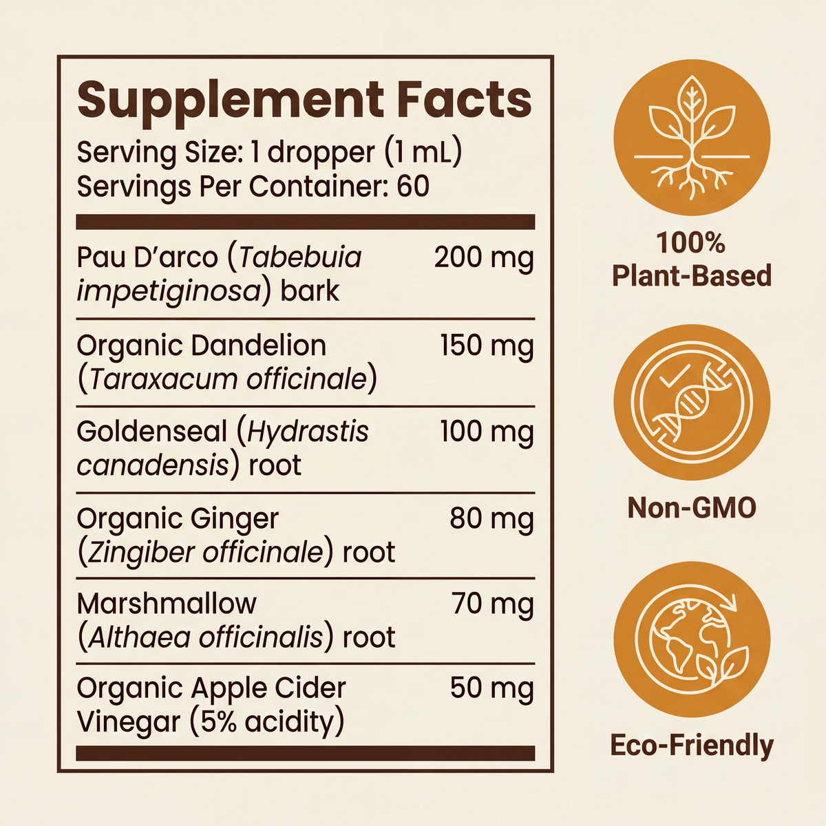 Beleno Itch Relief Drops supplement facts