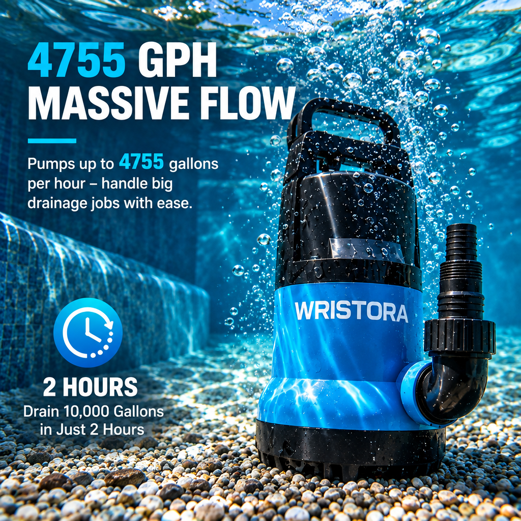 Wristora Submersible Water Pump