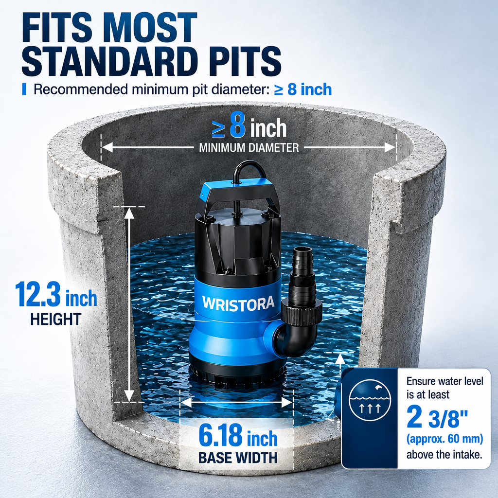 Wristora Submersible Water Pump