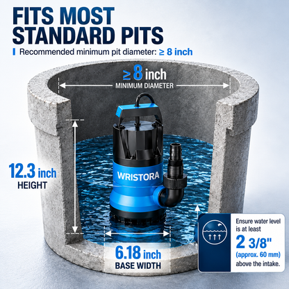 Wristora Submersible Water Pump